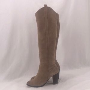 Dolce Vita Tan Suede Tall Boots